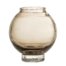 På billedet ser du variationen Kojo, Vase, Glas fra brandet Bloomingville i en størrelse D: 10 cm. x H: 12,5 cm. i farven Brun