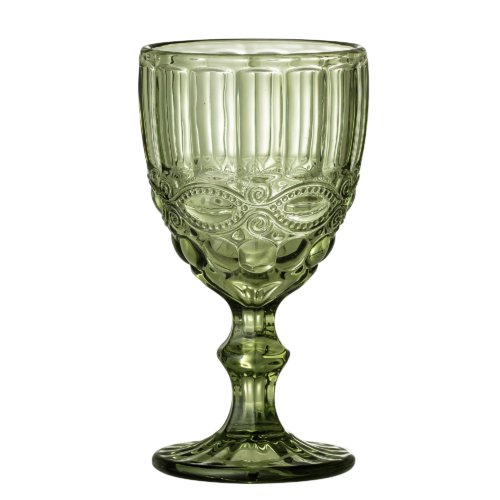 På billedet ser du variationen Florie, Vinglas, Glas, sæt á 4 stk. fra brandet Creative Collection i en størrelse D: 8,5 cm. x H: 17 cm. i farven Grøn