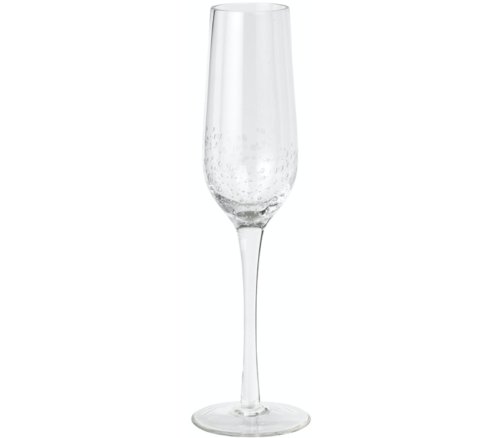 På billedet ser du variationen Bubble, Champagneglas, Glas fra brandet Broste Copenhagen i en størrelse D: 7,2 cm. x H: 25 cm. i farven Klar