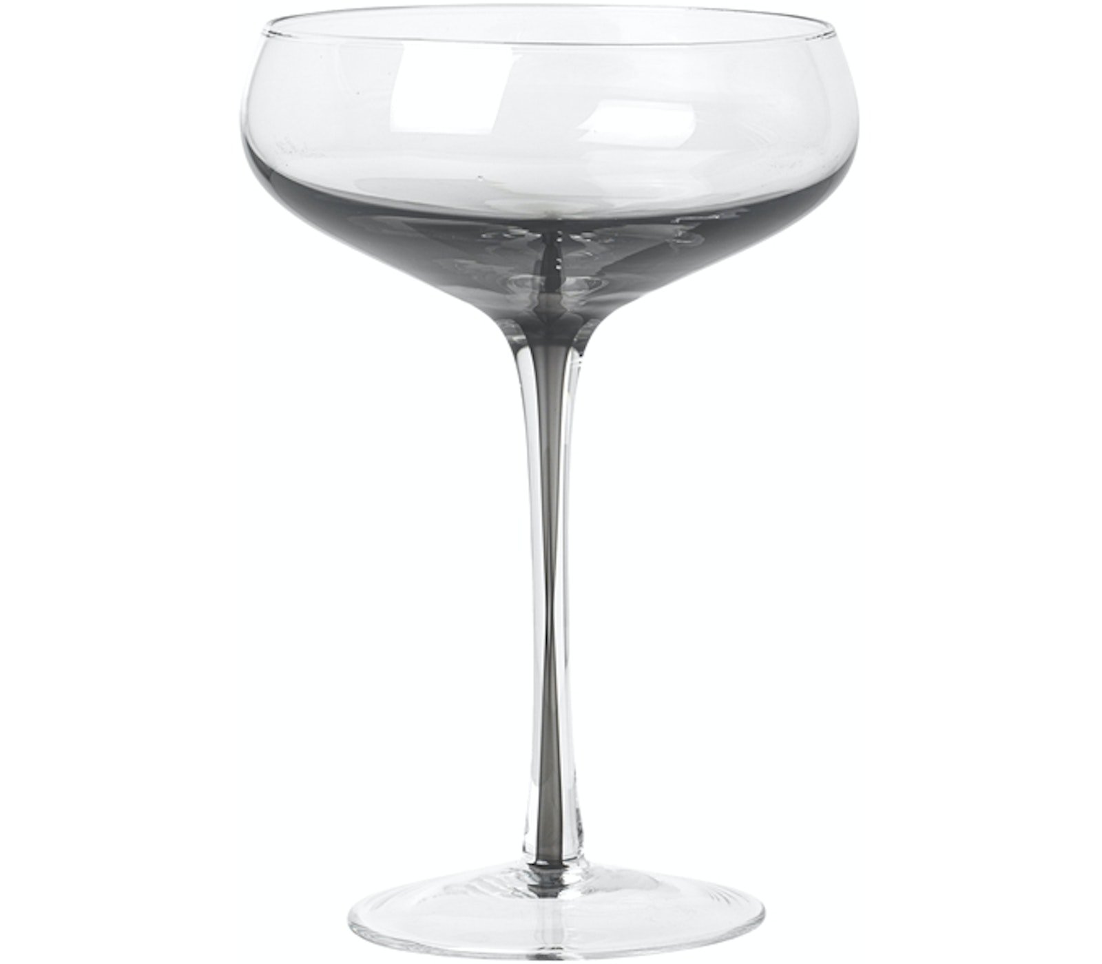På billedet ser du variationen Smoke, Cocktailglas, Glas fra brandet Broste Copenhagen i en størrelse D: 11,2 cm. x H: 16,3 cm. i farven Klar/grå