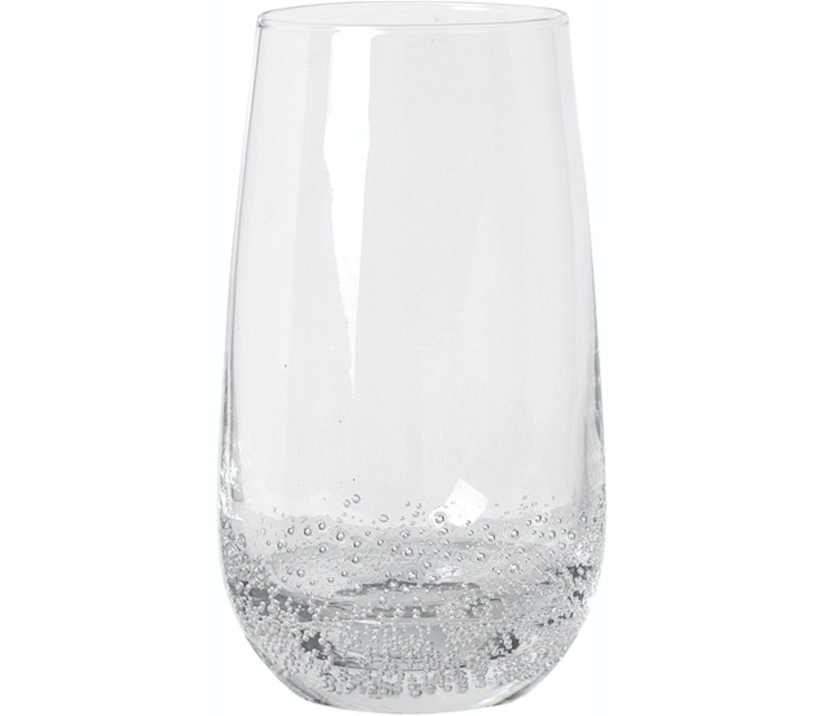 På billedet ser du Bubble, Drikkeglas, Glas fra brandet Broste Copenhagen i en størrelse D: 8,5 cm. x H: 14,9 cm. i farven Klar