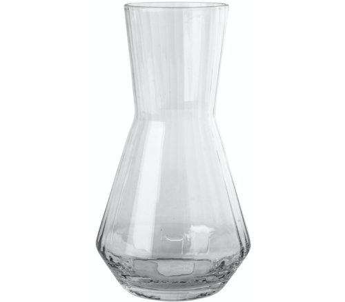 På billedet ser du variationen Sandvig, Karaffel, Glas fra brandet Broste Copenhagen i en størrelse D: 12,5 cm. x H: 22,5 cm. i farven Klar