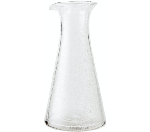 På billedet ser du variationen Bubble, Kande, Glas fra brandet Broste Copenhagen i en størrelse D: 12,5 cm. x H: 24,5 cm. i farven Klar