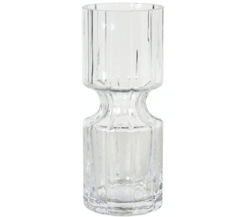På billedet ser du variationen Hyacint, Vase, Mundblæst glas fra brandet Broste Copenhagen i en størrelse D: 8 cm. x H: 20 cm. i farven Klar