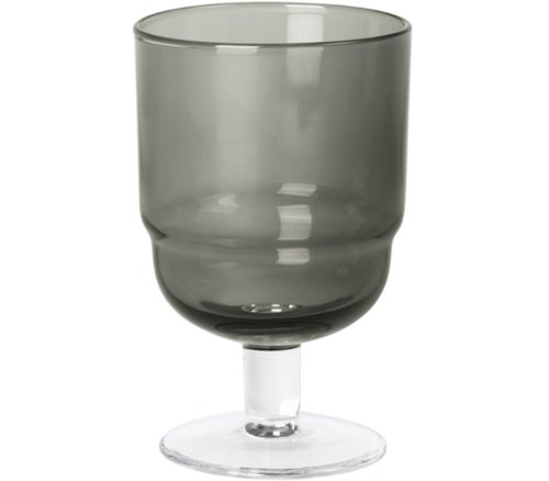 På billedet ser du variationen Nordic bistro, Hvidvinsglas, Glas fra brandet Broste Copenhagen i en størrelse D: 6,9 cm. x H: 11,2 cm. i farven Klar/mørkegrå