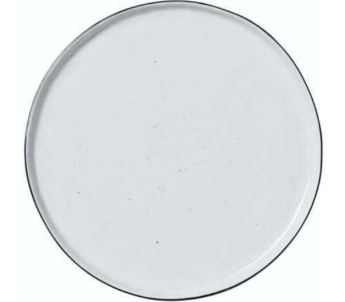 På billedet ser du variationen Salt, Middagstallerken, Stentøj fra brandet Broste Copenhagen i en størrelse D: 28 cm. x H: 1,5 cm. i farven Hvid