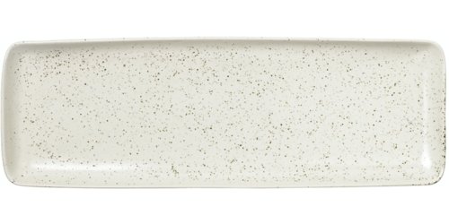 På billedet ser du variationen Nordic vanilla, Fad, Stentøj fra brandet Broste Copenhagen i en størrelse H: 2,5 cm. x B: 12,5 cm. x L: 35 cm. i farven Creme