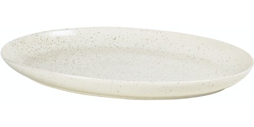 På billedet ser du variationen Nordic vanilla, Fad, Stentøj fra brandet Broste Copenhagen i en størrelse H: 3 cm. x B: 26,5 cm. x L: 35,5 cm. i farven Creme