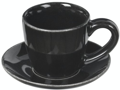 På billedet ser du variationen Nordic coal, Espressokop, Stentøj fra brandet Broste Copenhagen i en størrelse D: 5,5 cm. x H: 5 cm. i farven Sort