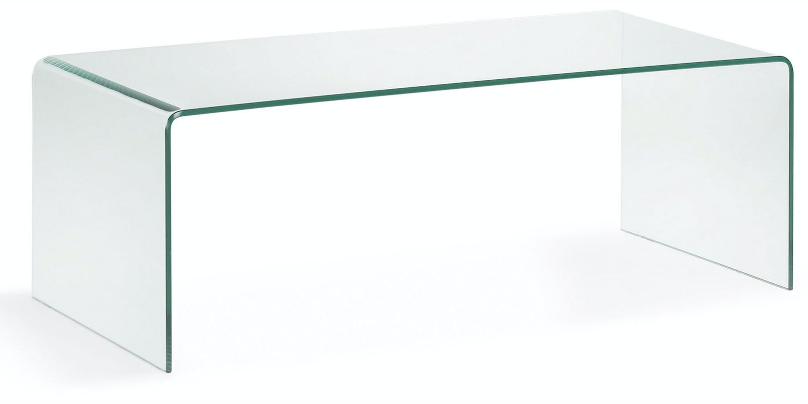 På billedet ser du Burano, Kaffebord, Glas fra brandet LaForma i en størrelse H: 38 cm. x B: 110 cm. x D: 50 cm. i farven Klar