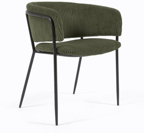 På billedet ser du variationen Runnie, Spisebordsstol, Stof fra brandet LaForma i en størrelse H: 73 cm. x B: 58 cm. x D: 58 cm. i farven Grøn