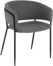 På billedet ser du variationen Runnie, Spisebordsstol, Stof fra brandet LaForma i en størrelse H: 73 cm. x B: 58 cm. x D: 58 cm. i farven Grå/sort