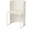 På billedet ser du variationen Bauhaus, Spisebordsstol fra brandet Kristina Dam i en størrelse H: 77 cm. x B: 53 cm. x L: 51 cm. i farven Hvid