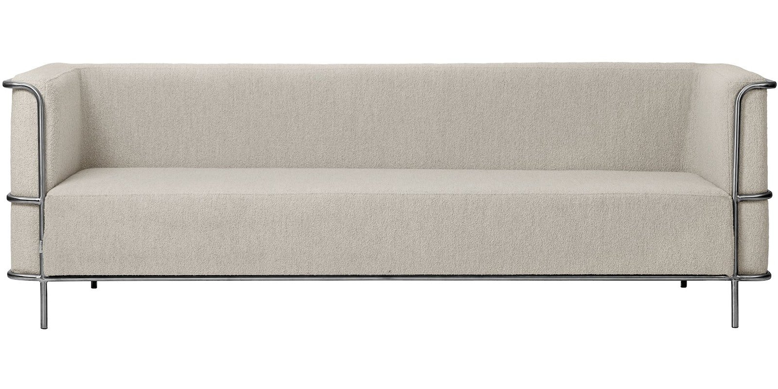 Modernist, 3-personers sofa by Kristina Dam (H: 70 cm. x B: 77 cm. x L: 220 cm., Beige)
