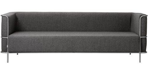 På billedet ser du variationen Modernist, 3-personers sofa, Uld fra brandet Kristina Dam i en størrelse H: 70 cm. x B: 77 cm. x L: 220 cm. i farven Mørk grå