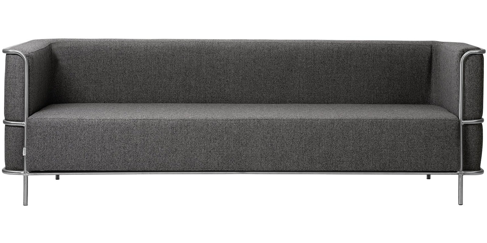 Modernist, 3-personers sofa by Kristina Dam (H: 70 cm. x B: 77 cm. x L: 220 cm., Mørk grå)