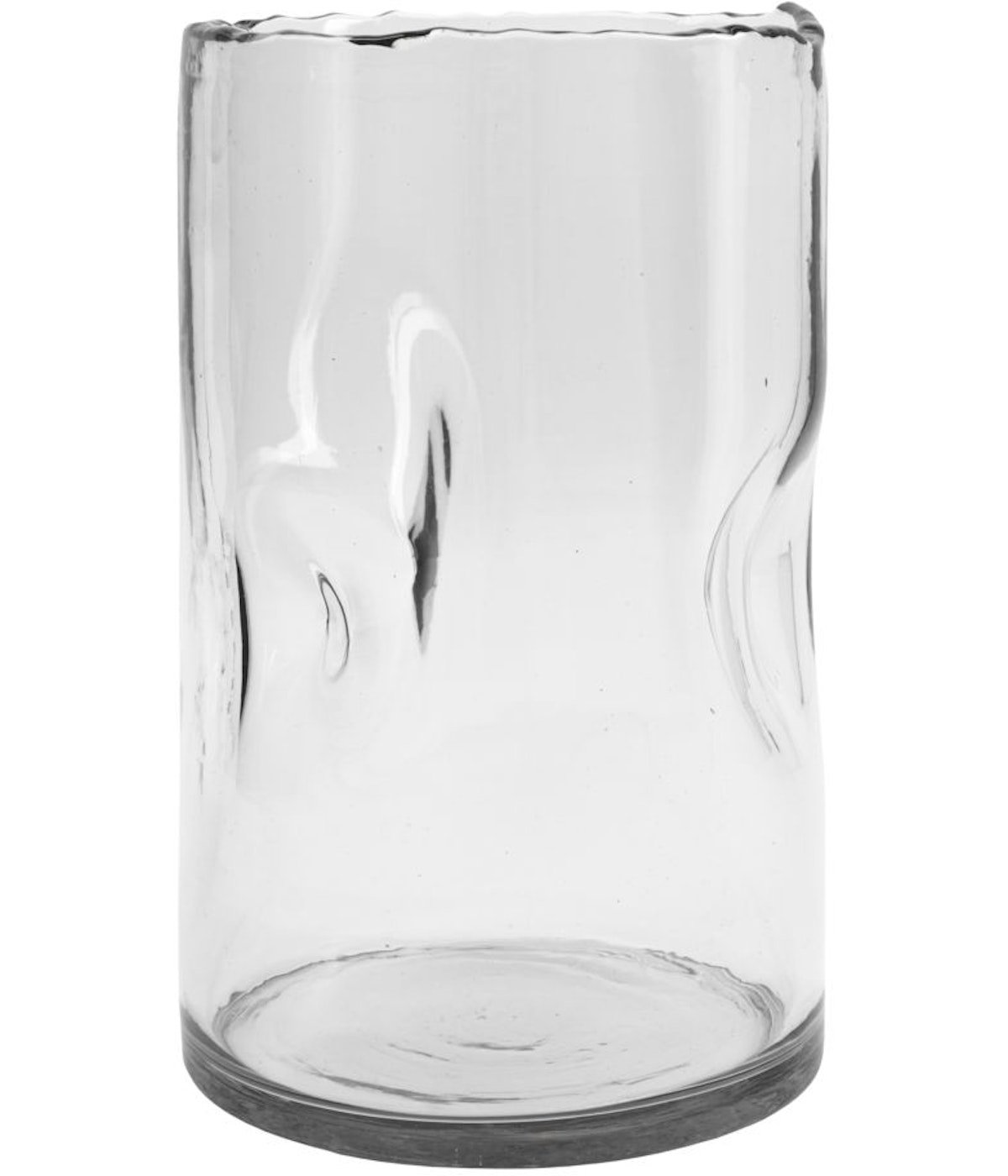 På billedet ser du Clear, Vase, Glas fra brandet House Doctor i en størrelse D: 15 cm. x H: 25 cm. i farven Klar