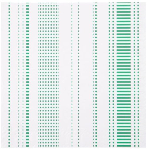 På billedet ser du variationen Code, Servietter, Sæt á 40 stk. fra brandet House Doctor i en størrelse B: 16,5 cm. x L: 16,5 cm. i farven Grøn