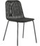 På billedet ser du variationen Hapur, Udendørs spisebordsstol, Jern fra brandet House Doctor i en størrelse H: 82 cm. x B: 48,8 cm. x L: 55 cm. i farven Sort