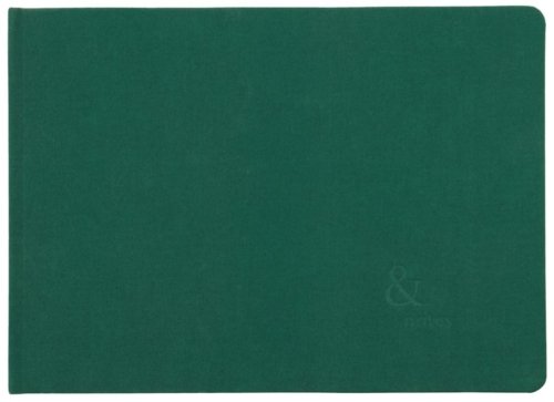 På billedet ser du variationen Guest, Notesbog, Stof, papir fra brandet House Doctor i en størrelse H: 2 cm. x B: 30,4 cm. x L: 21,7 cm. i farven Mørkegrøn