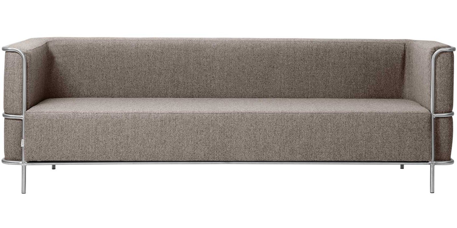 Modernist, 3-personers sofa by Kristina Dam (H: 70 cm. x B: 77 cm. x L: 220 cm., Grå)