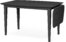 På billedet ser du variationen ELLA, Spisebord med hængeklap fra brandet Torkelson i en størrelse H: 75 cm. x B: 85 cm. x L: 165 cm. i farven Sort