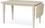 På billedet ser du variationen ELLA, Spisebord med hængeklap fra brandet Torkelson i en størrelse B: 85 cm. x L: 165 cm. i farven Hvidolieret