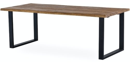 På billedet ser du variationen EXXET, Spisebord med U-stel, Vildeg, Metal fra brandet Torkelson i en størrelse H: 75 cm. x B: 95 cm. x L: 210 cm. i farven Oileret vildeg
