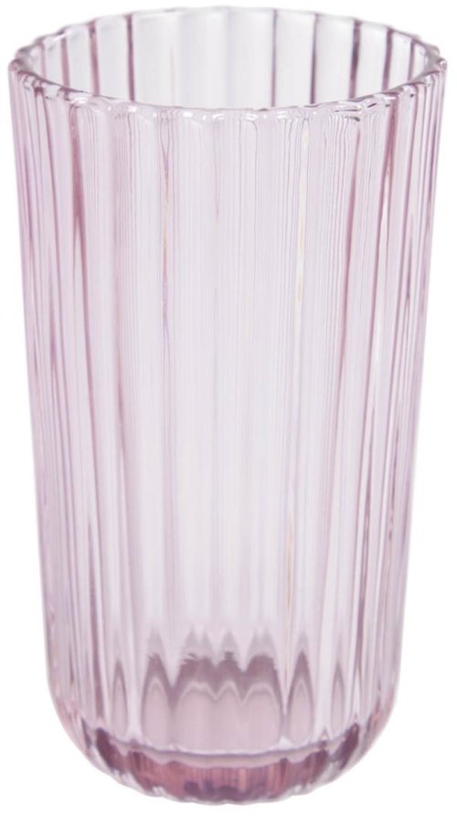 På billedet ser du variationen Savelia, Drikkeglas, glas fra brandet LaForma i en størrelse H: 13 cm. x B: 7,3 cm. x L: 7,3 cm. i farven Lyserød