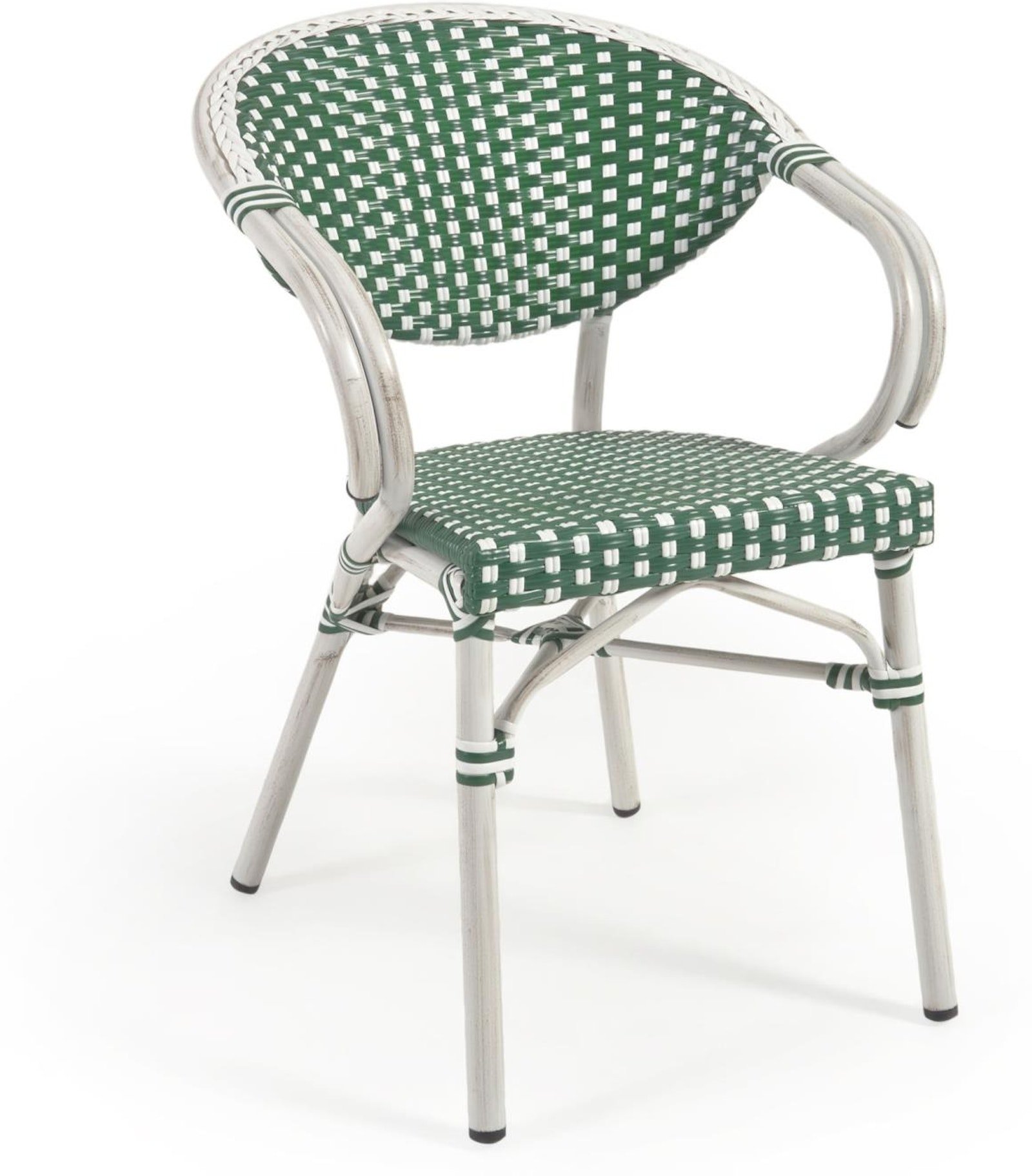 Marilyn, Spisebordsstole, metal by Kave Home (H: 81 cm. x B: 57 cm. x L: 58 cm., Grøn)