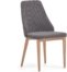 På billedet ser du variationen Rosie, Spisebordsstole, nordisk, moderne, rustik, stof fra brandet Laforma i en størrelse H: 88 cm. x B: 48 cm. x L: 56 cm. i farven Grå/Natur