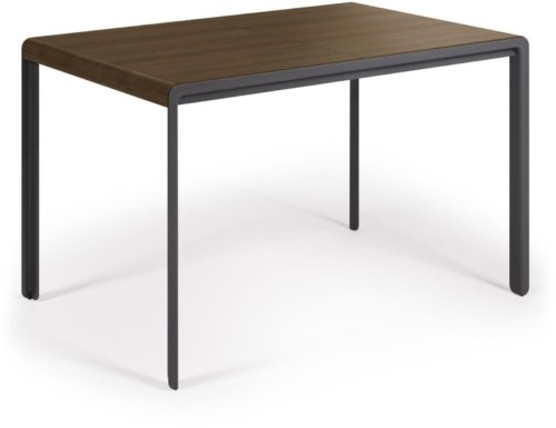 På billedet ser du variationen Nadyria, Spisebord med udtræk fra brandet LaForma i en størrelse H: 74 cm. x B: 160 cm. x L: 80 cm. i farven Mørk natur/sort