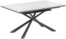 På billedet ser du variationen Theone, Spisebord med udtræk, Keramik fra brandet LaForma i en størrelse H: 76 cm. x B: 210 cm. x L: 90 cm. i farven Hvid/Grå