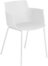 På billedet ser du variationen Hannia, Spisebordsstol, Plast fra brandet LaForma i en størrelse H: 77 cm. x B: 59 cm. x L: 53 cm. i farven Hvid