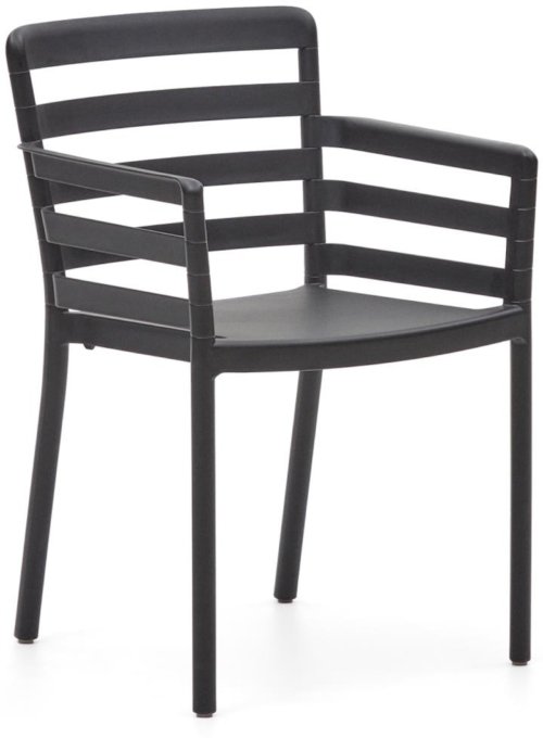 På billedet ser du variationen Nariet, Udendørs stol, moderne, nordisk, plast fra brandet Laforma i en størrelse H: 80 cm. x B: 53 cm. x L: 54 cm. i farven Hvid