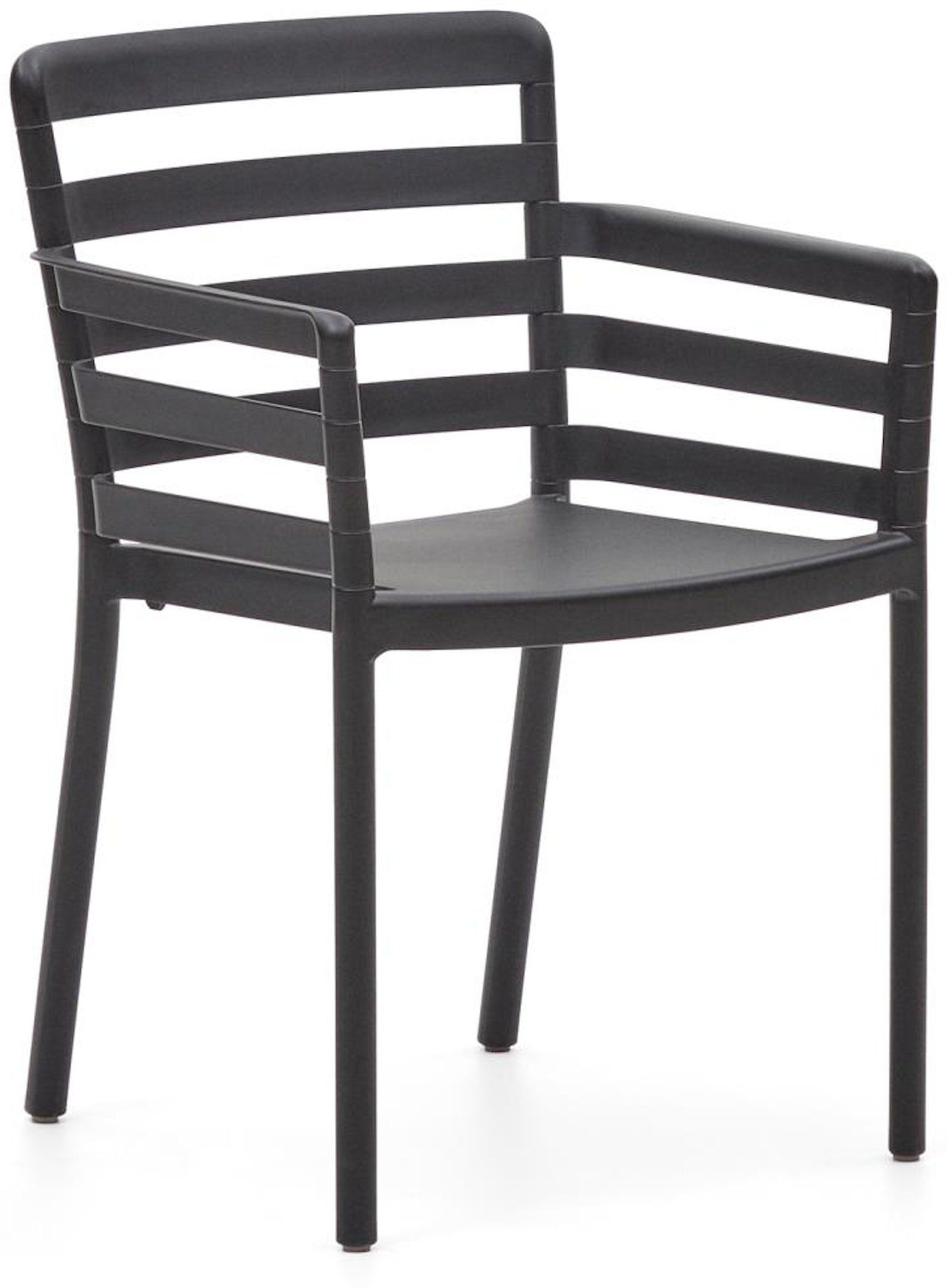 Nariet, Udendørs stol, moderne, nordisk, plast by Laforma (H: 80 cm. x B: 53 cm. x L: 54 cm., Hvid)