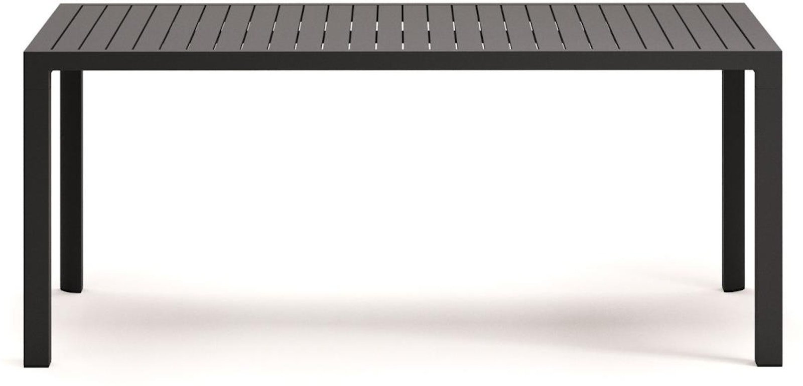 Culip, Udendørs bord, moderne, nordisk, metal by Laforma (H: 75 cm. x B: 180 cm. x L: 90 cm., Grå)