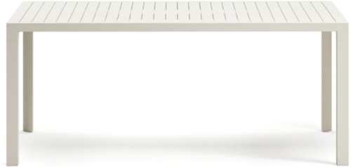 På billedet ser du variationen Culip, Udendørs bord, moderne, nordisk, metal fra brandet Laforma i en størrelse H: 75 cm. x B: 180 cm. x L: 90 cm. i farven Hvid