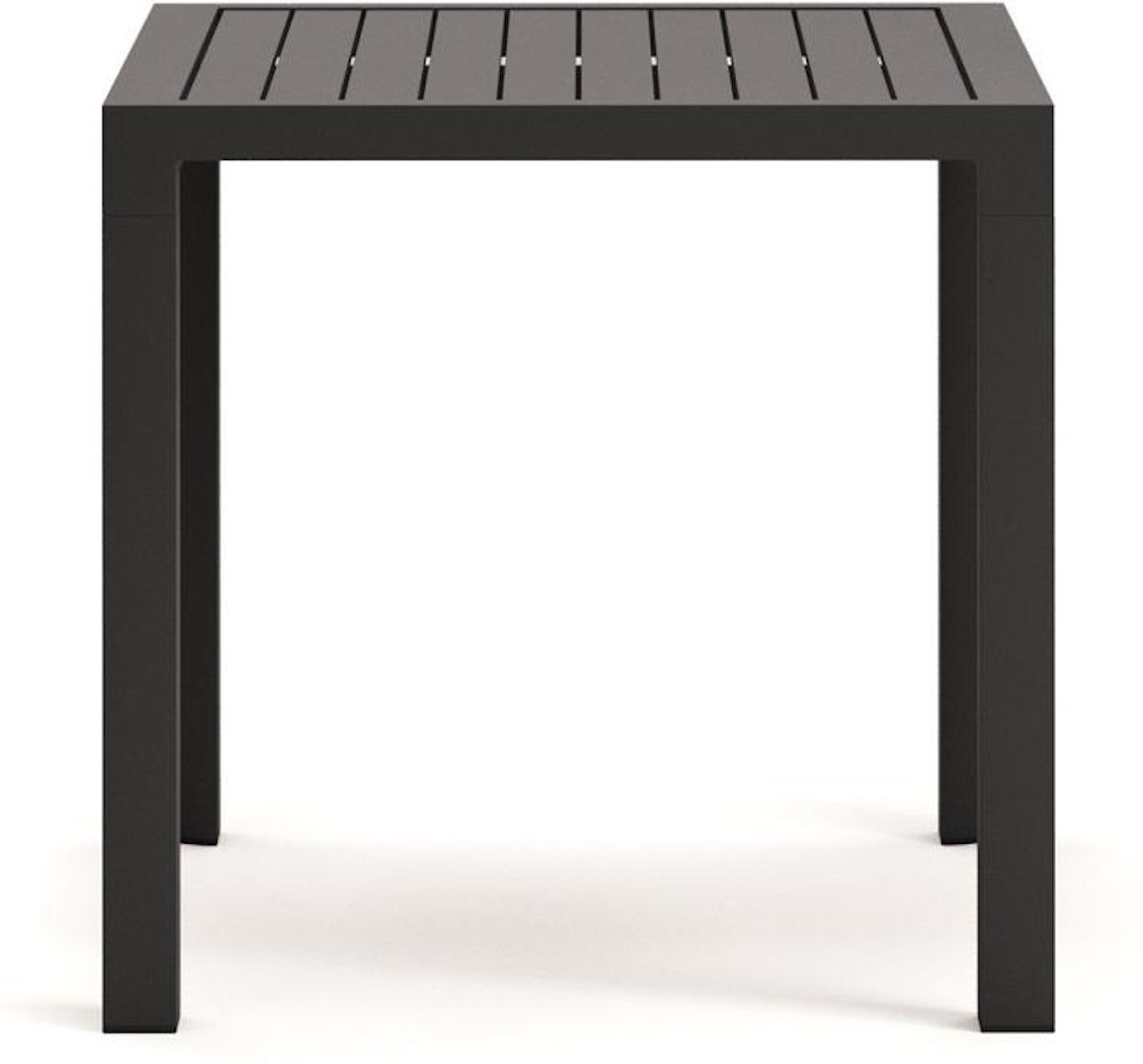 Culip, Udendørs bord, moderne, nordisk, metal by Laforma (H: 75 cm. x B: 77 cm. x L: 77 cm., Grå)