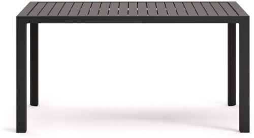 På billedet ser du variationen Culip, Udendørs bord, moderne, nordisk, metal fra brandet Laforma i en størrelse H: 75 cm. x B: 150 cm. x L: 77 cm. i farven Grå