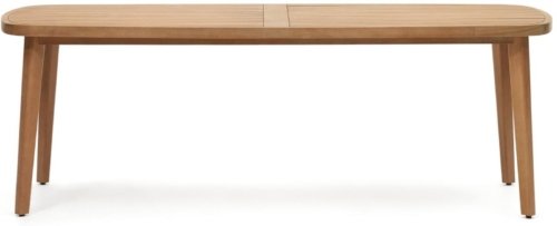 På billedet ser du variationen Maset, Udendørs bord, rustik, solidt træ fra brandet Laforma i en størrelse H: 77 cm. x B: 225 cm. x L: 100 cm. i farven Natur