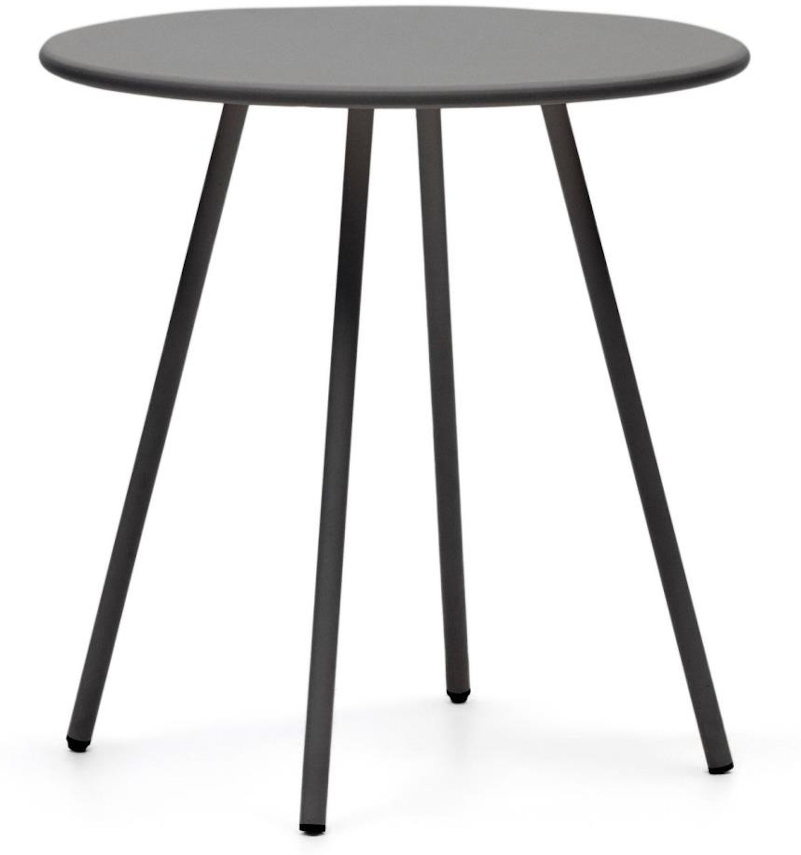 Montjoi, Udendørs bord, moderne, nordisk, metal by Laforma (H: 74 cm. x B: 70 cm. x L: 70 cm., Grå)
