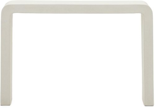 På billedet ser du variationen Aiguablava, Udendørs bord, nordisk, moderne, cement fra brandet Laforma i en størrelse H: 80 cm. x B: 120 cm. x L: 35 cm. i farven Hvid