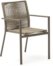 På billedet ser du variationen Culip, Udendørs stol, moderne, nordisk, reb fra brandet Laforma i en størrelse H: 84 cm. x B: 56 cm. x L: 60 cm. i farven Brun/Beige