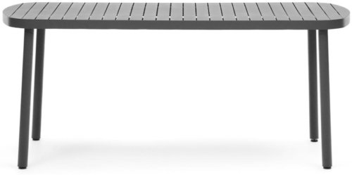 På billedet ser du variationen Joncols, Udendørs sofabord, moderne, nordisk, metal fra brandet Laforma i en størrelse H: 75 cm. x B: 180 cm. x L: 90 cm. i farven Grå