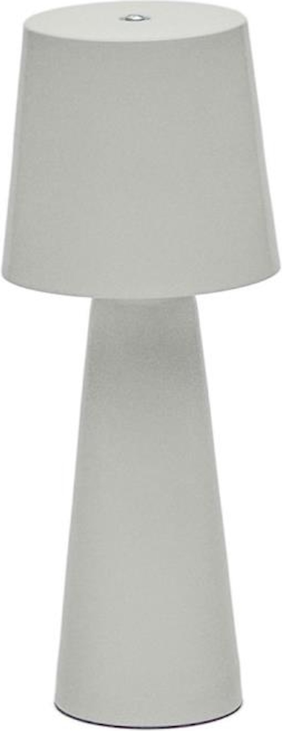 Arenys, Bordlampe, moderne, nordisk, metal by Laforma (H: 25 cm. x B: 10 cm. x L: 10 cm., Grå)