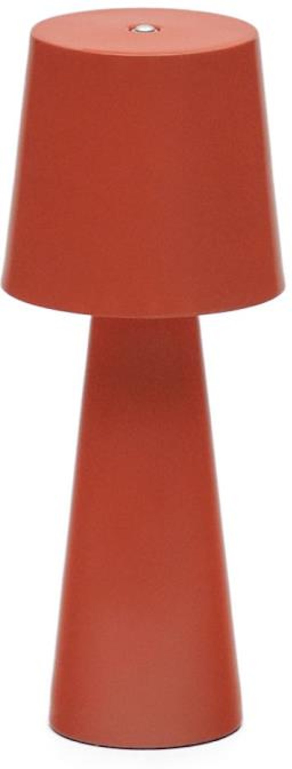 LAFORMA Arenys lille bordlampe med rødmalet finish
