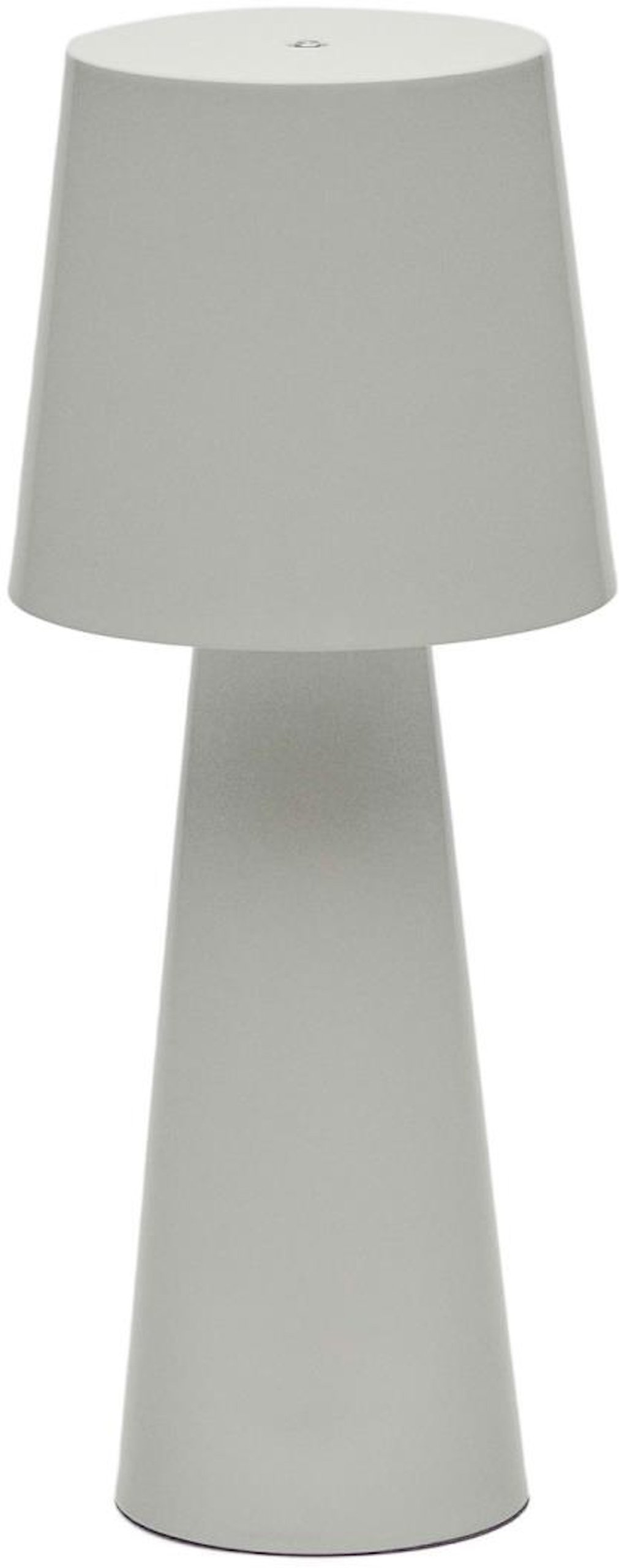 Arenys, Bordlampe, moderne, nordisk, metal by Laforma (H: 40 cm. x B: 16 cm. x L: 16 cm., Grå)