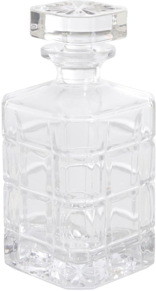 På billedet ser du variationen Hina, Whisky flaske, glas fra brandet Laforma i en størrelse H: 22,5 cm. x B: 9 cm. x L: 9 cm. i farven Klar