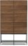 På billedet ser du variationen Vedrana, Highboard, moderne, nordisk fra brandet Laforma i en størrelse H: 160 cm. x B: 97,5 cm. x L: 40 cm. i farven Mørk Natur/Sort